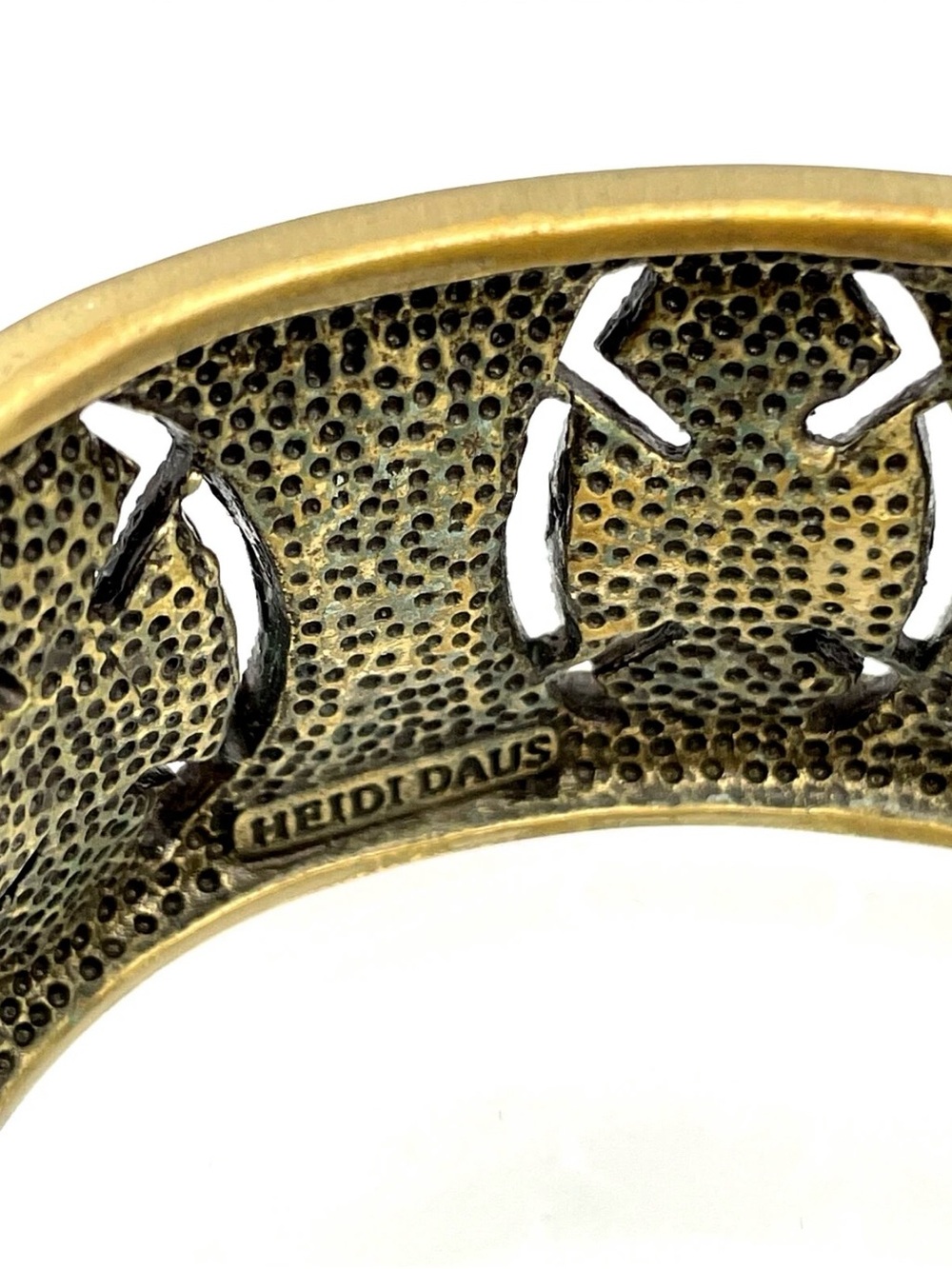 Heidi Daus "Byzantine Beauty" hinged bangle bracelet - Picture 7 of 7